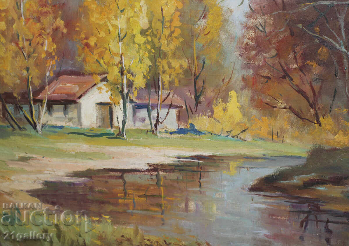 Oil Painting Autumn Landscape - 7 Oil Painting Autumn Landscape - 7