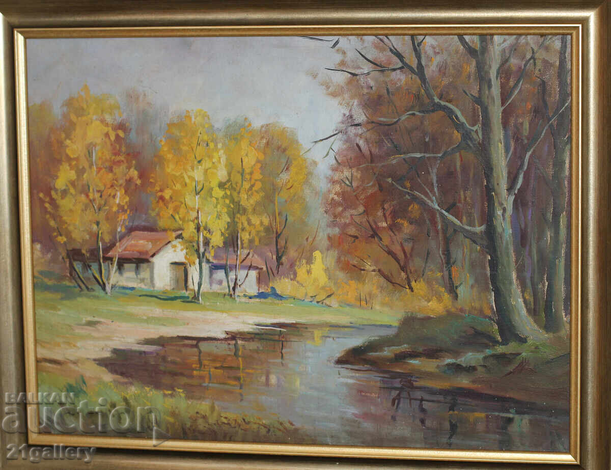 Oil Painting Autumn Landscape Oil Painting Autumn Landscape