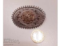 Silver brooch