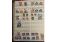 Lot of old stamps from 5 countries in Asia-1941 to 1983