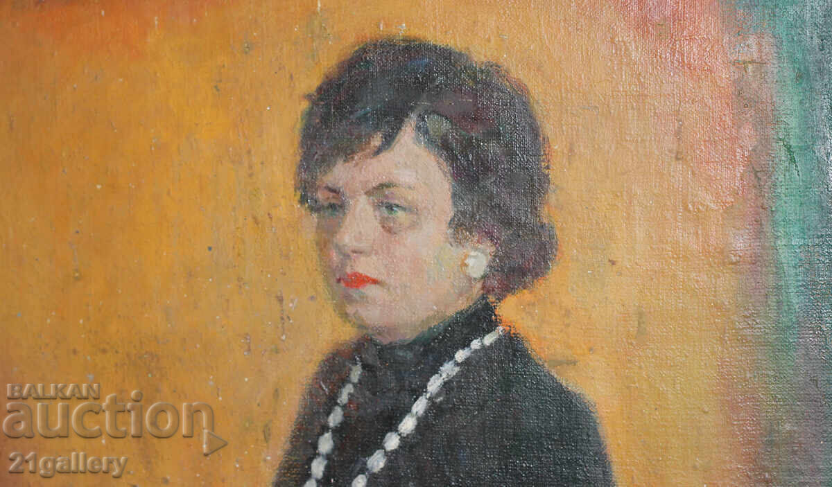Delivery of Lyuben Kuleliev - Portrait of a Woman, oil paintings, 1977 Delivery of Lyuben Kuleliev - Portrait of a Woman, oil paintings, 1977