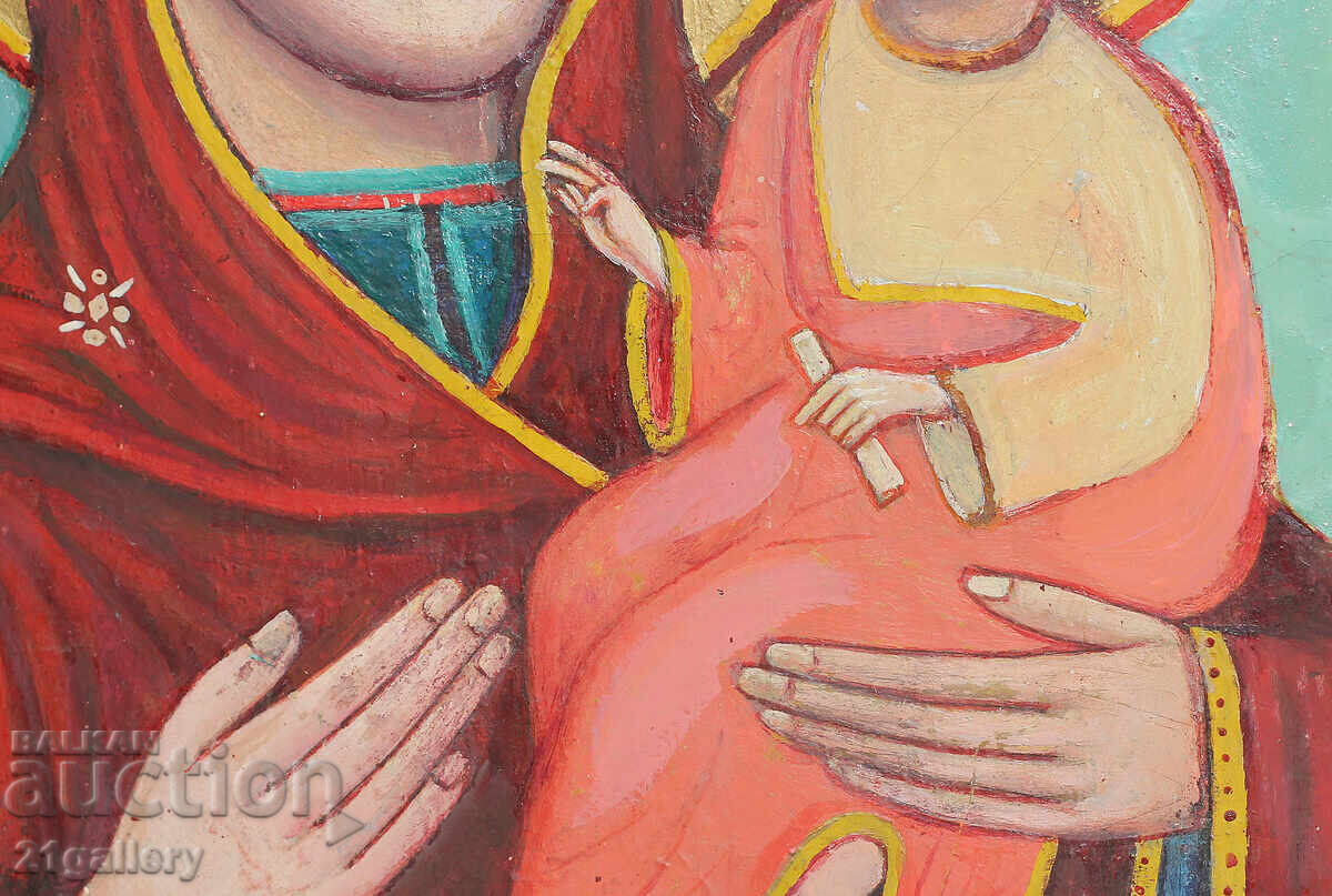 Αρχαία εικόνα της Παναγίας με το Παιδί - 7