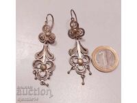 Silver earrings