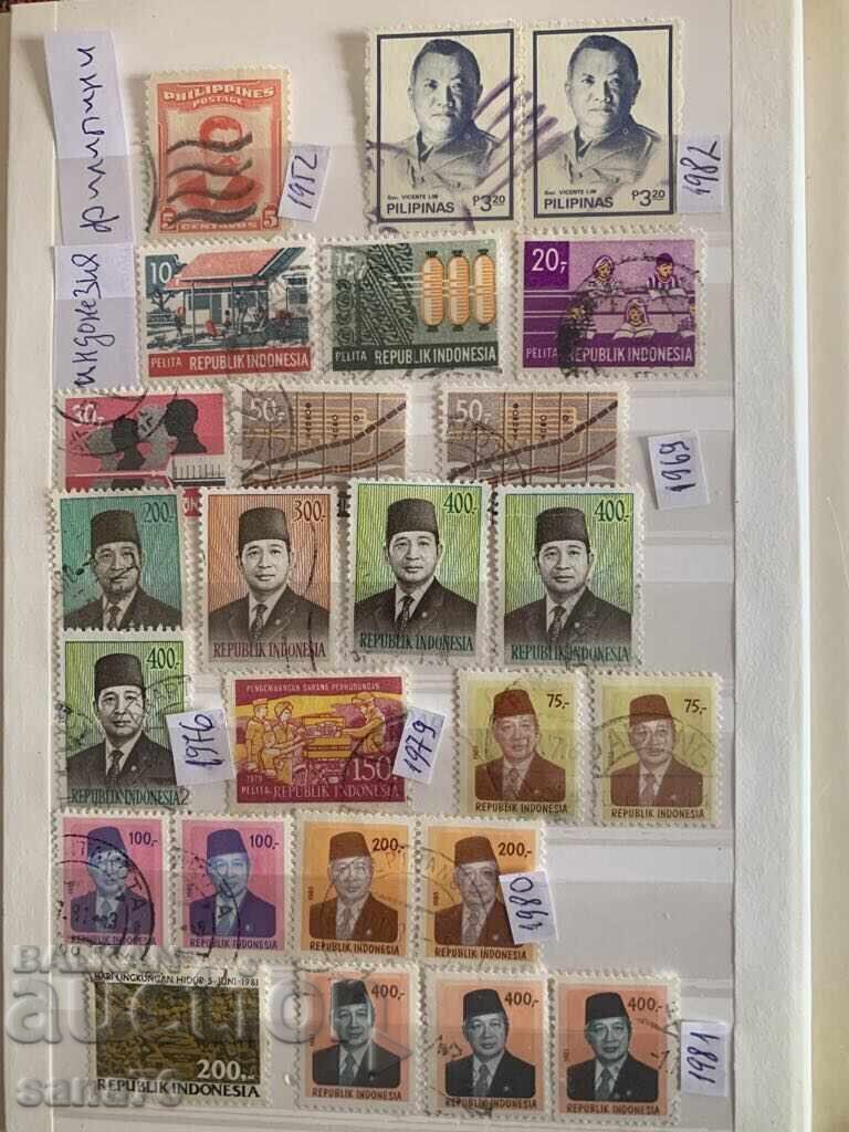 Lot of old stamps from 3 countries in Asia-1969 to 1981-Lot 3 Lot of old stamps from 3 countries in Asia-1969 to 1981-Lot 3