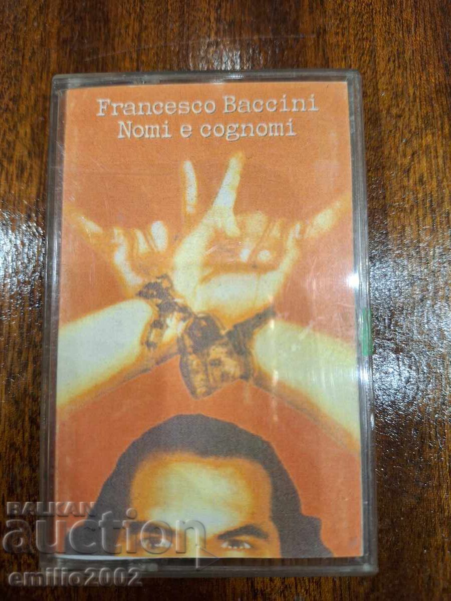 Francesco Baccini Audio Cassette