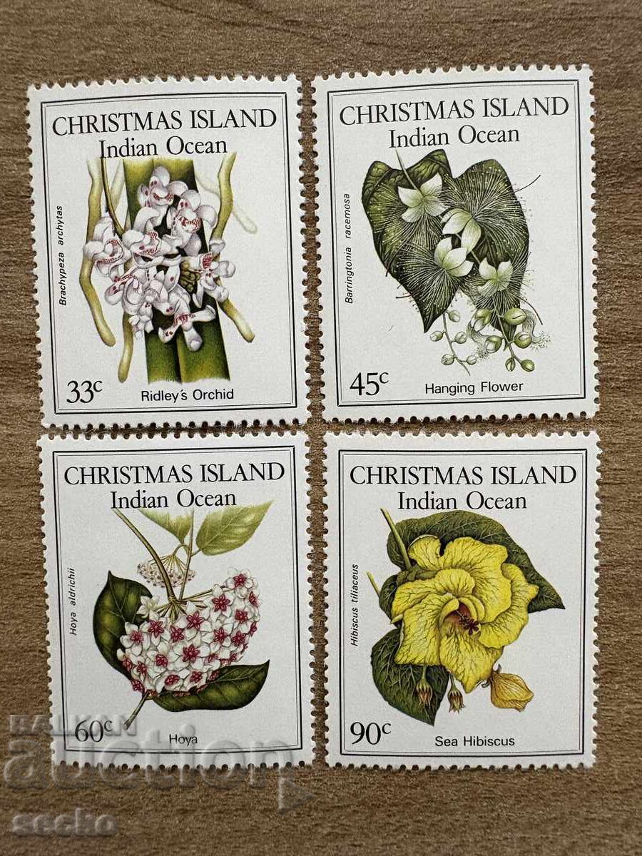 Christmas Island - Native Flowers (1986) MNH