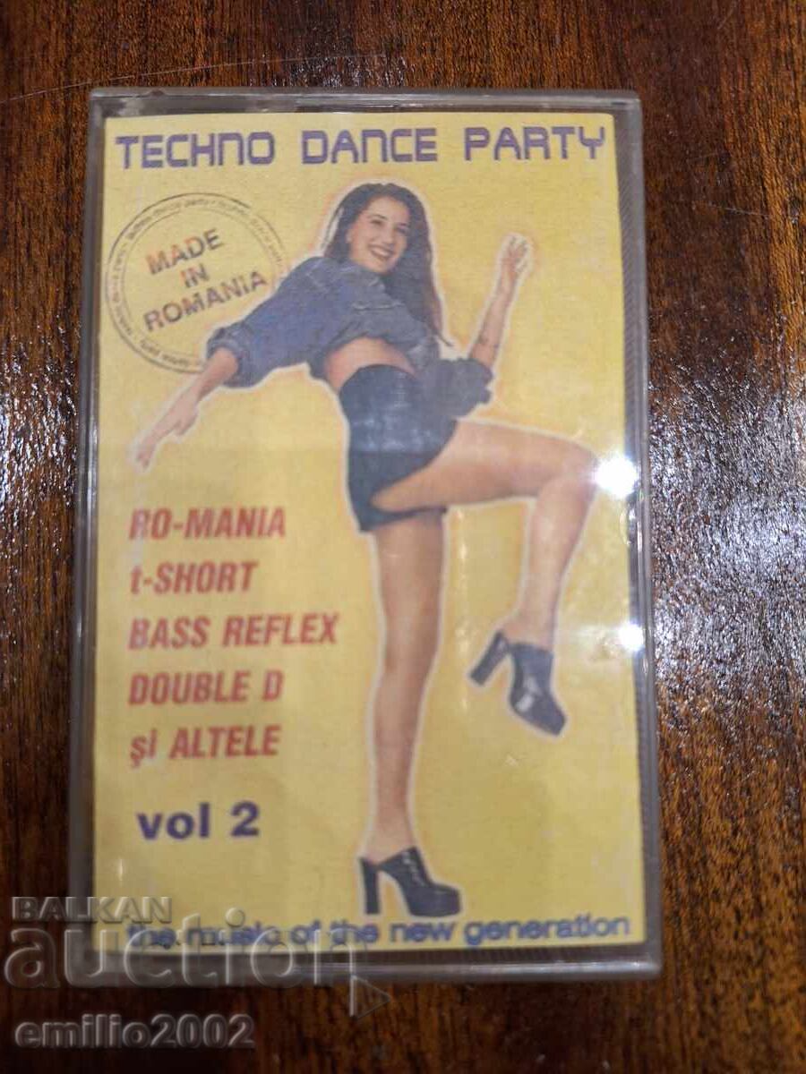 Techno party audio tape