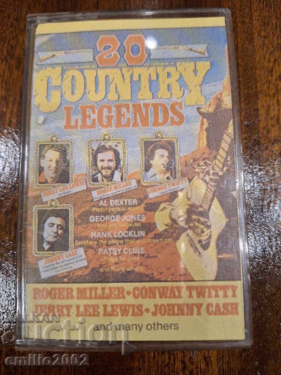 Country legends audio tape