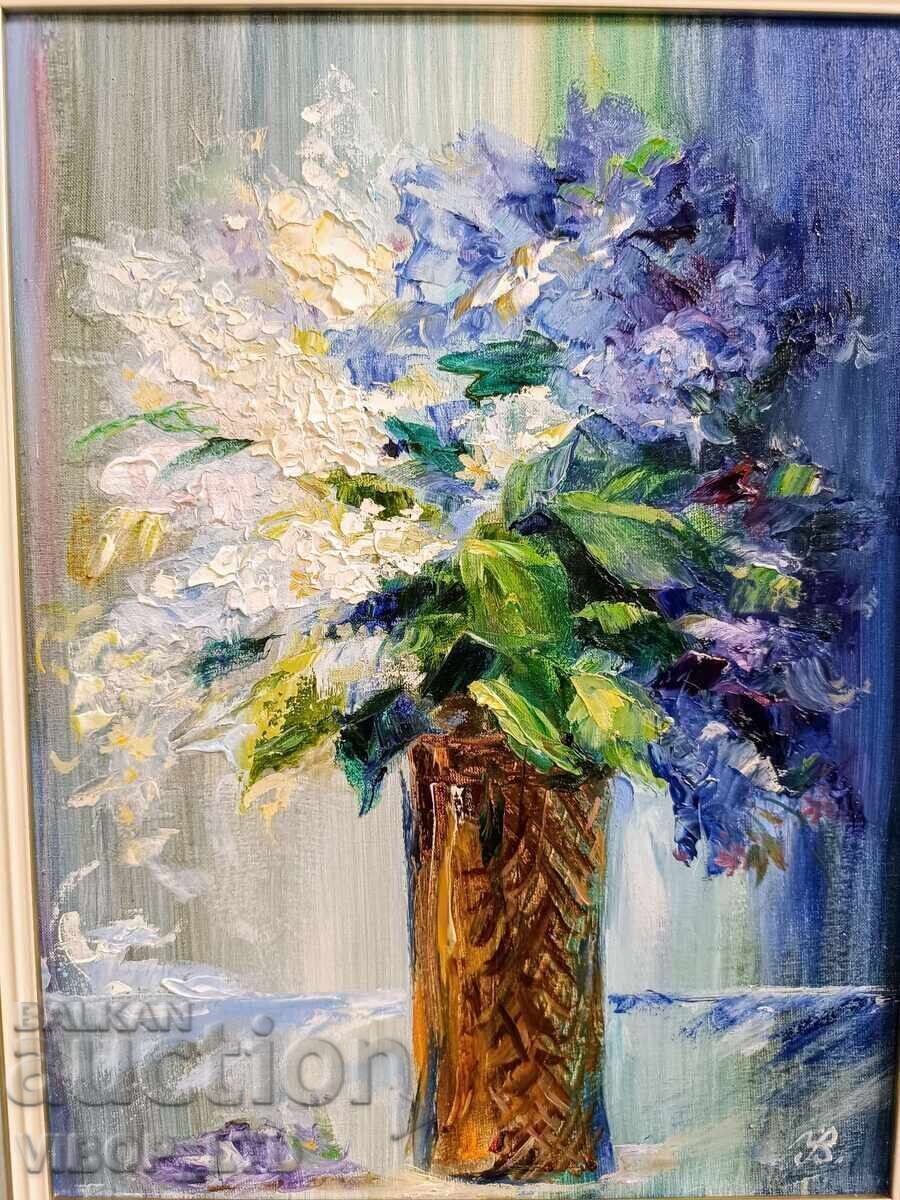 Auction INNA VODYANA! "LILACS"/oil/canvas/certificate/frame Auction INNA VODYANA! "LILACS"/oil/canvas/certificate/frame