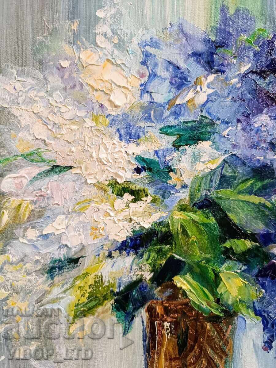 Delivery of INNA VODYANA! "LILACS"/oil/canvas/certificate/frame Delivery of INNA VODYANA! "LILACS"/oil/canvas/certificate/frame