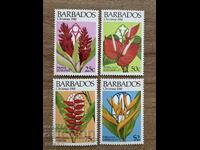 Barbados - Christmas - flowers (1986) MNH