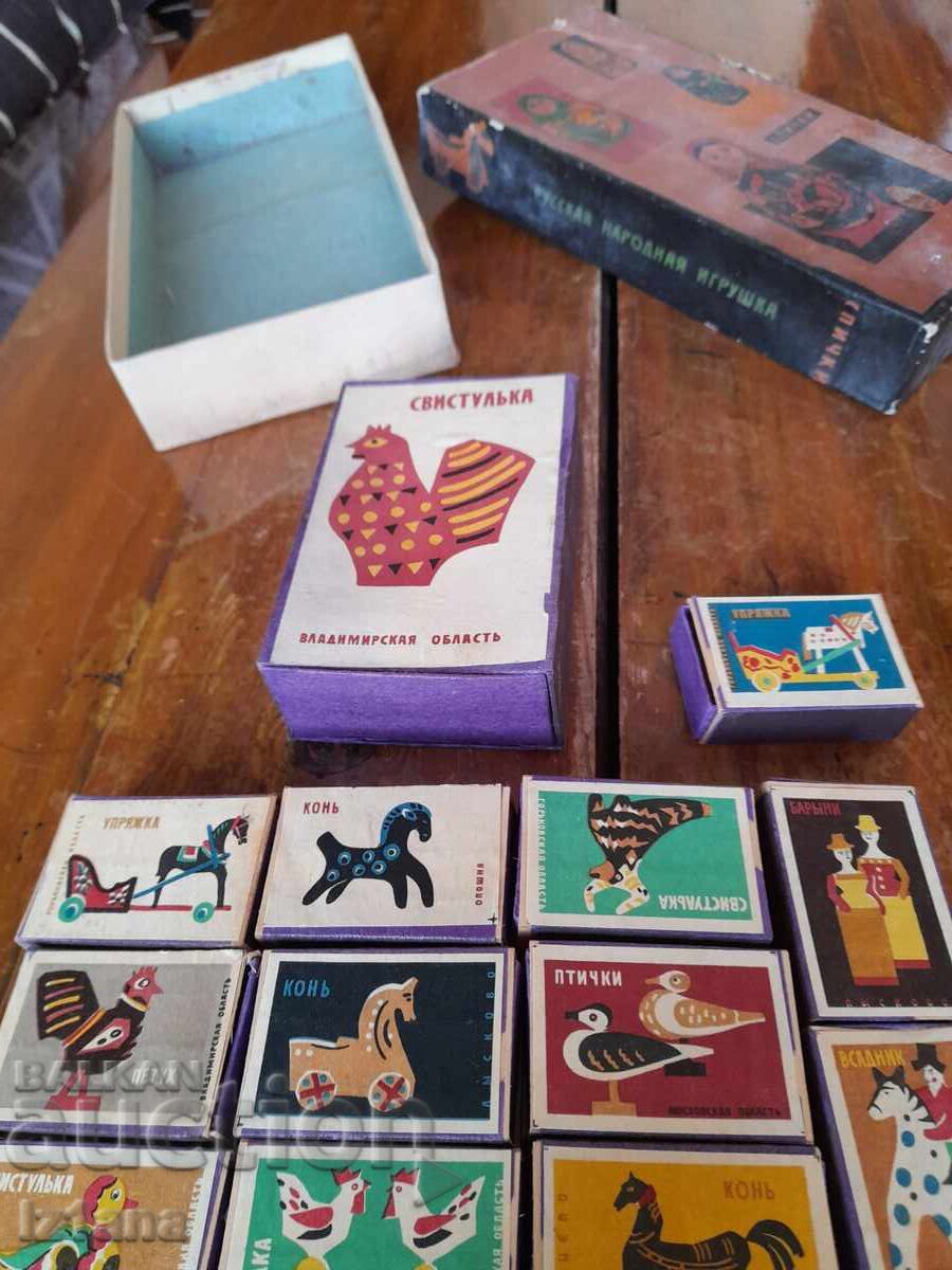 Παράδοση Παλιά ρωσικά σπιρτόκουτα, σπίρτα