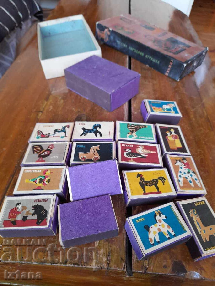 Παλιά ρωσικά σπιρτόκουτα, σπίρτα - 6