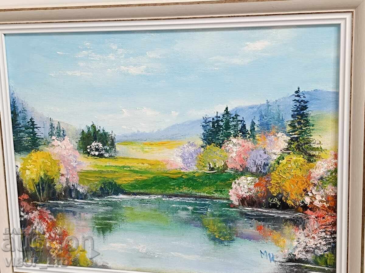 Χαντ Μ. Ιβάνοβα! «FIRST SPRING»/λάδι/καμβάς/πιστοποιητικό/κάδρο - 6 Χαντ Μ. Ιβάνοβα! «FIRST SPRING»/λάδι/καμβάς/πιστοποιητικό/κάδρο - 6