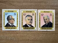 Gibraltar - Stamps Europe - Famous People (1980) MNH