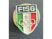 1036 Italy Olympic Winter Sports Federation enamel