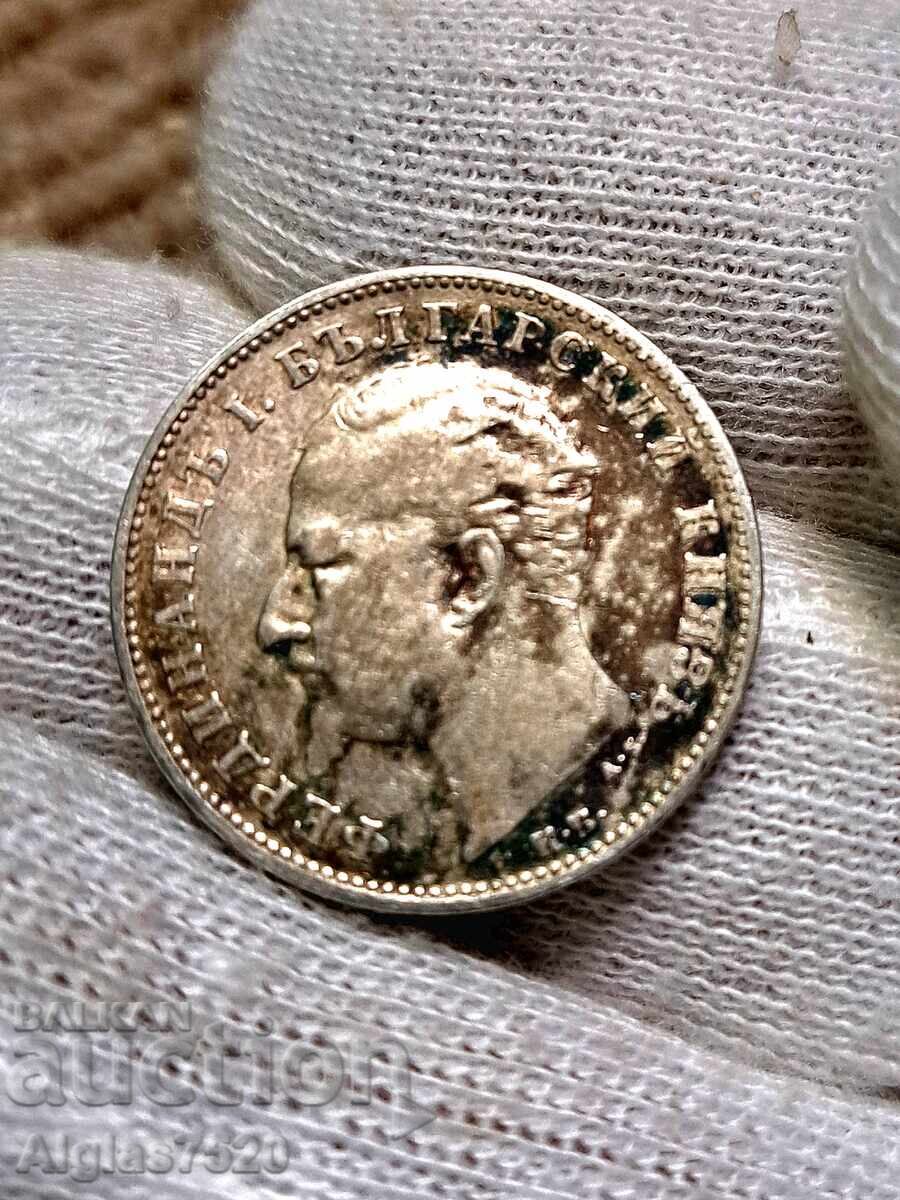 1 leva 1894/silver/ with price 50.00 BGN | € 25.56