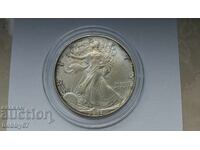 1 oz. dolar american de argint 1992 - SUA - UNC