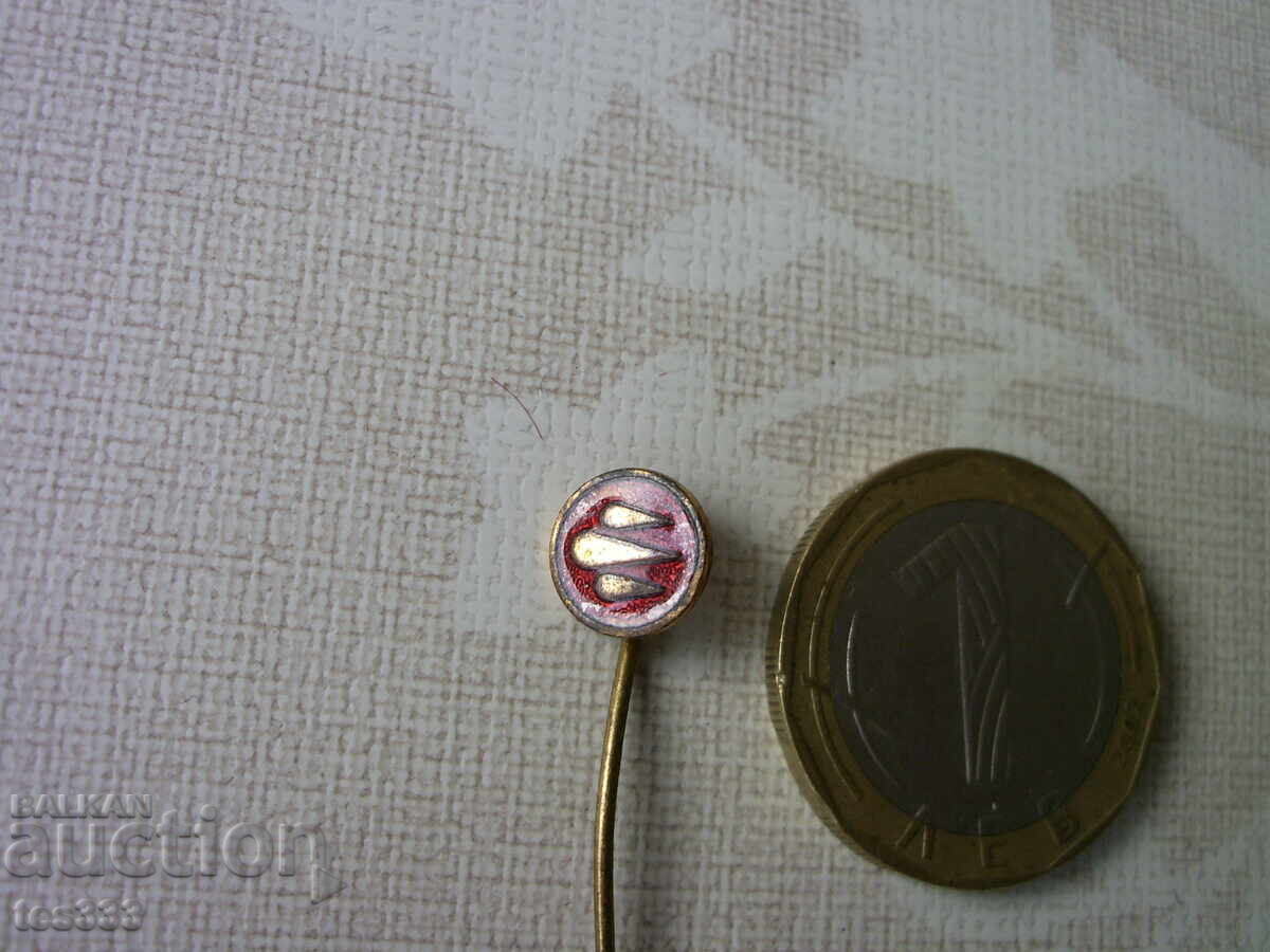 Auction  TABSO red enamel badge