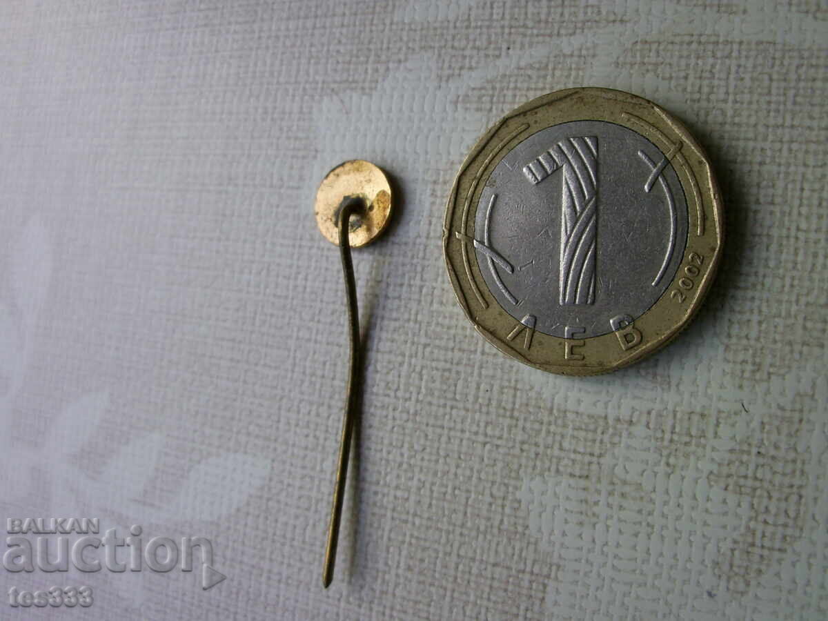 TABSO red enamel badge - 5