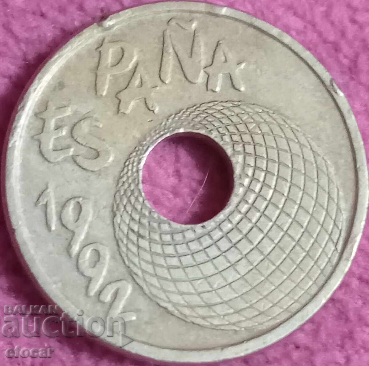 25 pesetas Spania 1992