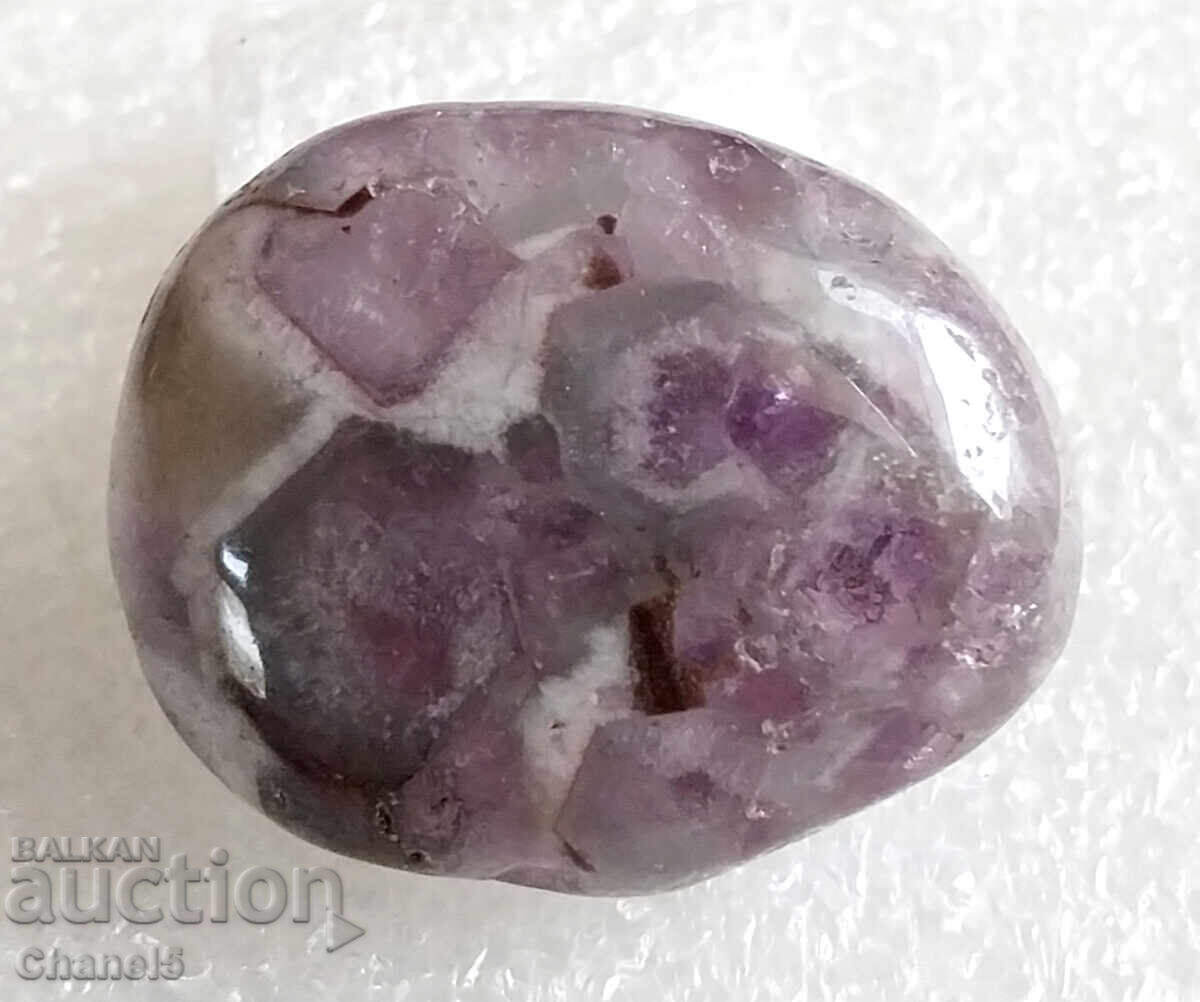 NATURAL VEIN AMETHYST - RHODOPE - 46.20 carats (641) with price 12.00 BGN | € 6.14 NATURAL VEIN AMETHYST - RHODOPE - 46.20 carats (641) with price 12.00 BGN | € 6.14