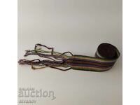 Old perfect woven costume belt for buckles 225x4.5cm P2469