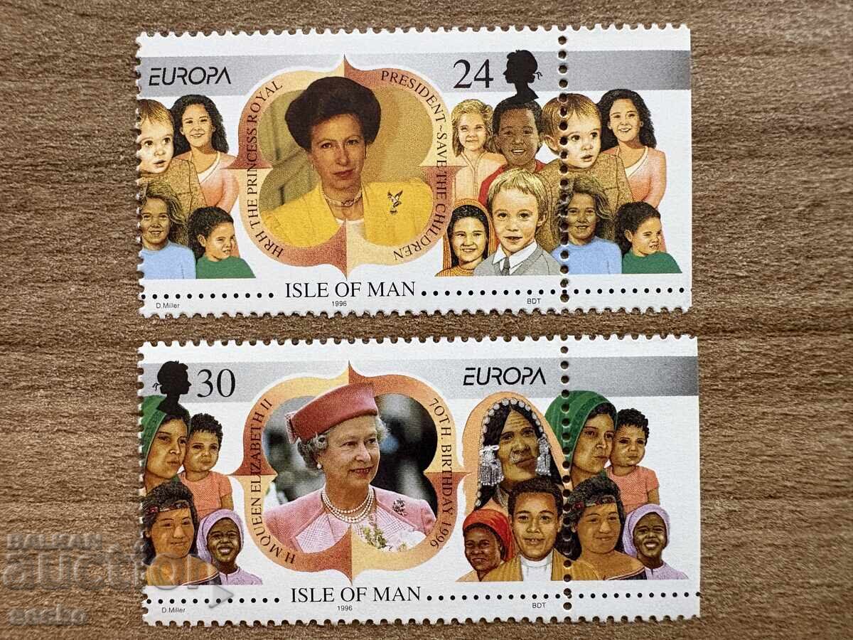 Isle of Man - Brands Europe - Famous Women (1996) MNH