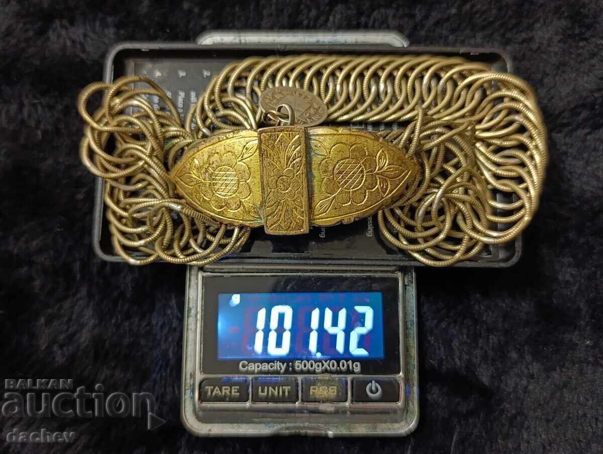 Rare silver with gold plating Renaissance jewelry Necklace Bitch - 7 Rare silver with gold plating Renaissance jewelry Necklace Bitch - 7