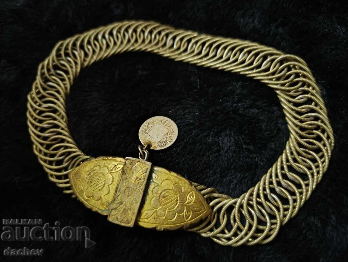 Rare silver with gold plating Renaissance jewelry Necklace Bitch Rare silver with gold plating Renaissance jewelry Necklace Bitch