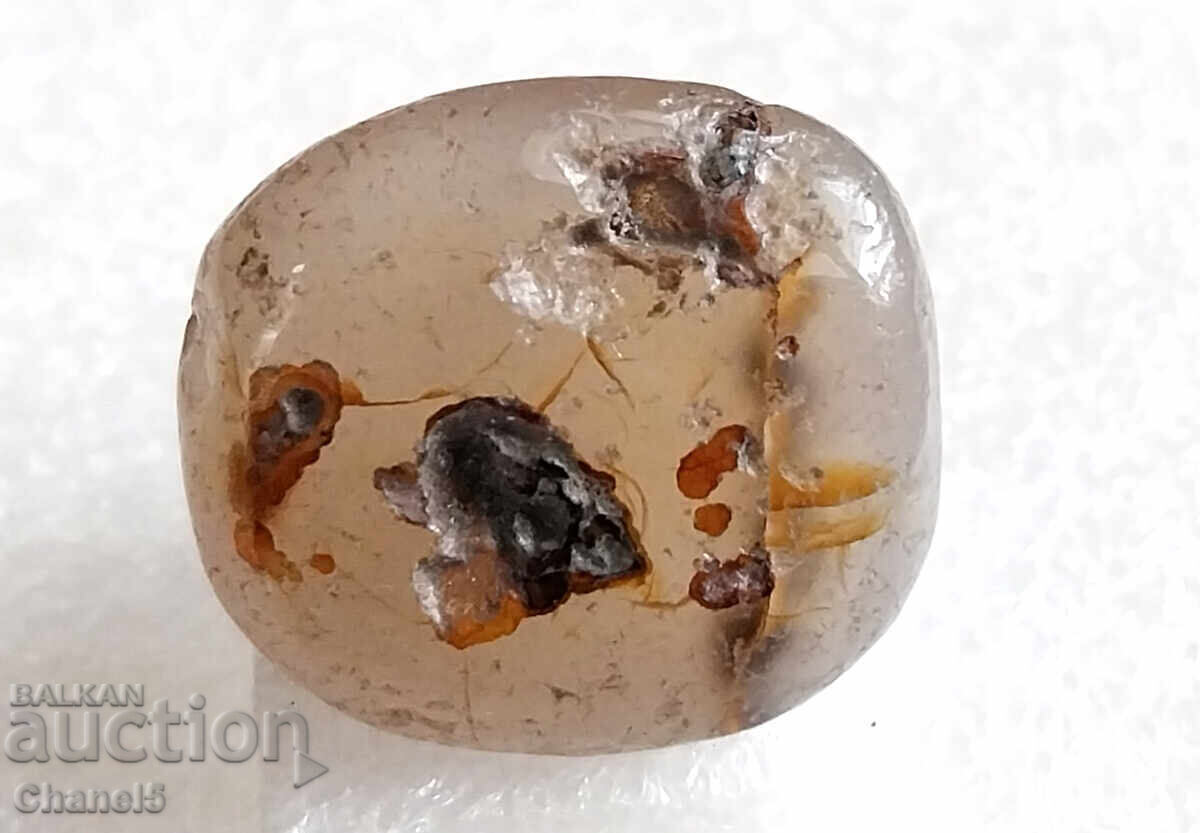 Auction NATURAL ONYX - FOR LUCK - BRAZIL - 35.20 ct- (649) Auction NATURAL ONYX - FOR LUCK - BRAZIL - 35.20 ct- (649)