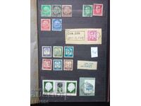 Lot of postage stamps.