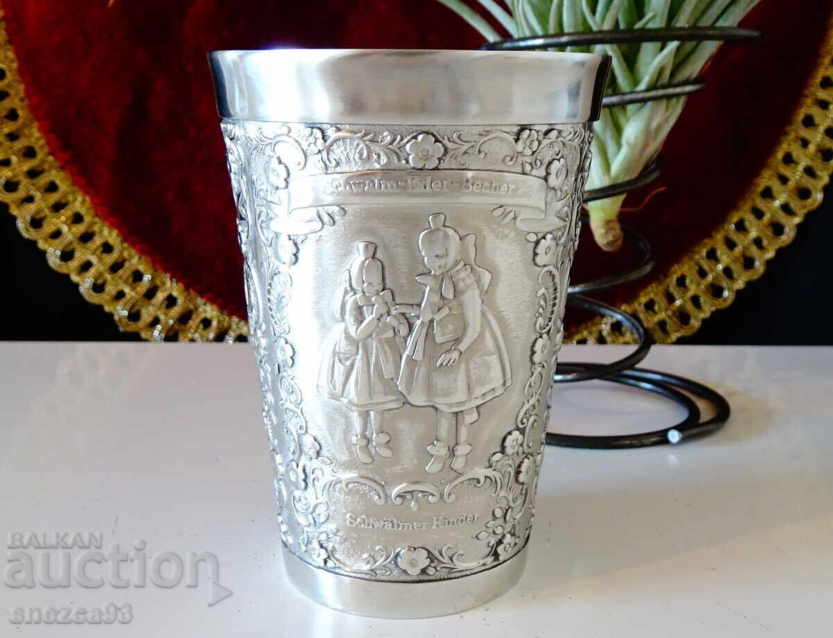 Pewter cup Schwalm, Hesse. - 5 Pewter cup Schwalm, Hesse. - 5