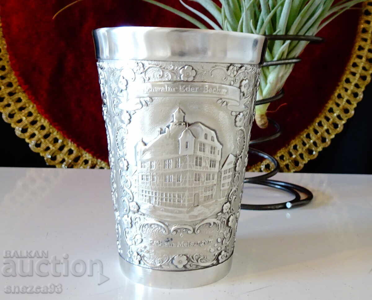 Pewter cup Schwalm, Hesse. Pewter cup Schwalm, Hesse.