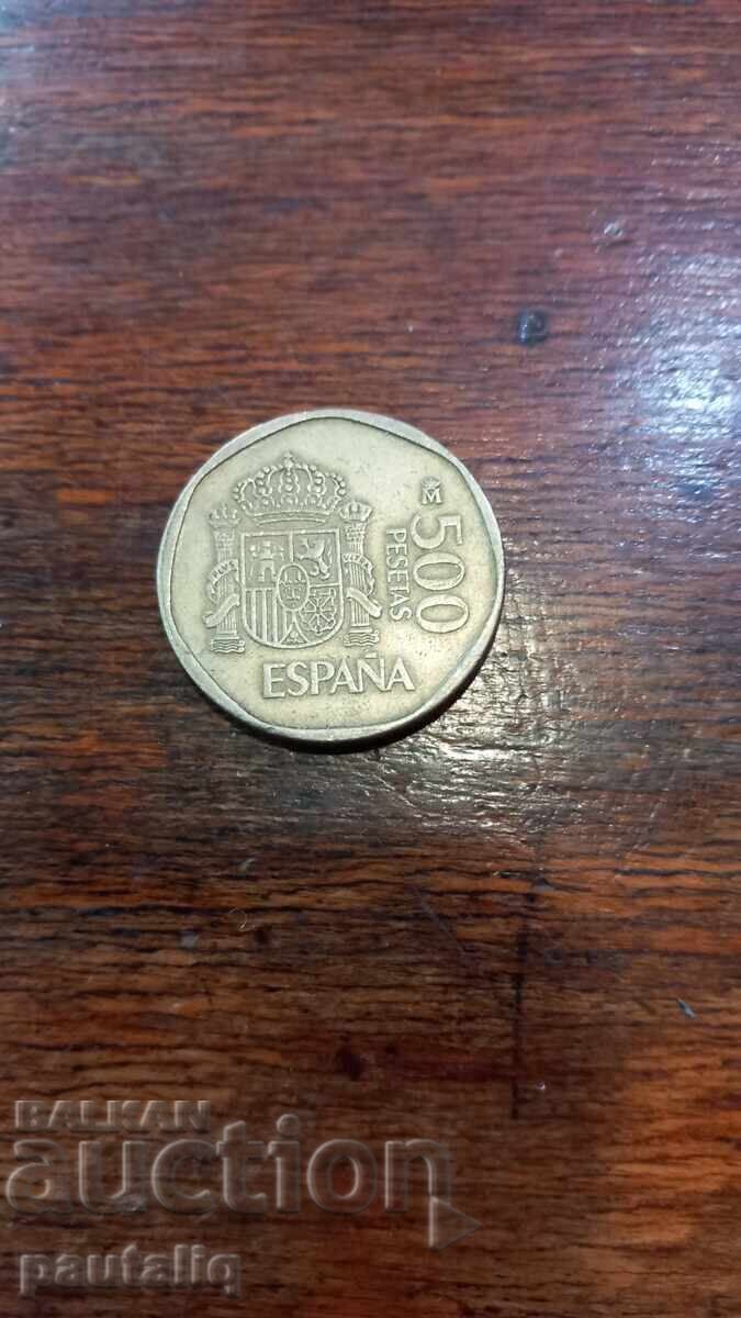Auction 500 PESETAS SPAIN 1987 Auction 500 PESETAS SPAIN 1987