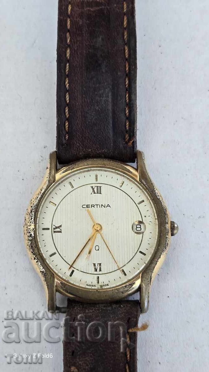 CERTINA QUARTZ SWISS MADE CAL ETA RARE I DON'T KNOW IF IT WORKS