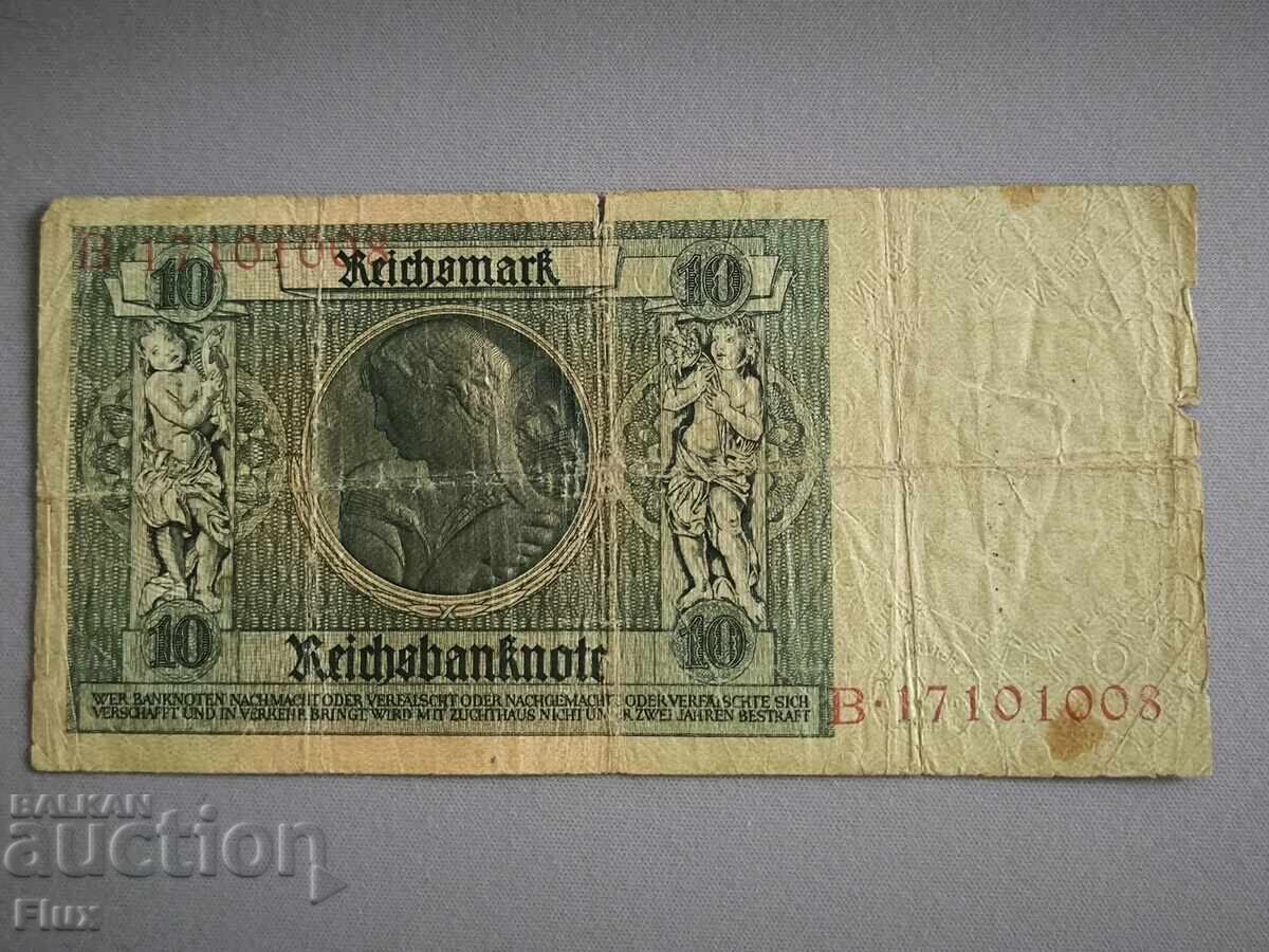 Reich banknote - Germany - 10 marks | 1924 with price 7.50 BGN | € 3.83