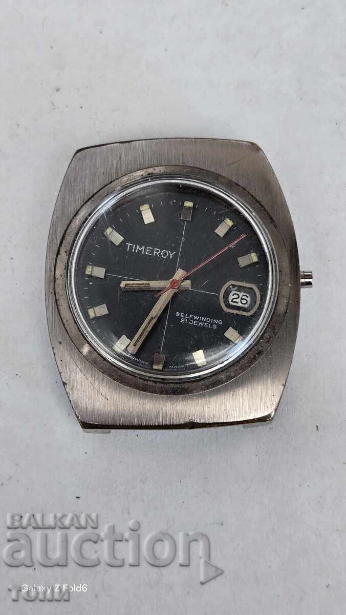 TIMEROY AUTOMATIC SWISS MADE RARE ΔΕΝ ΛΕΙΤΟΥΡΓΕΙ BZC !!!