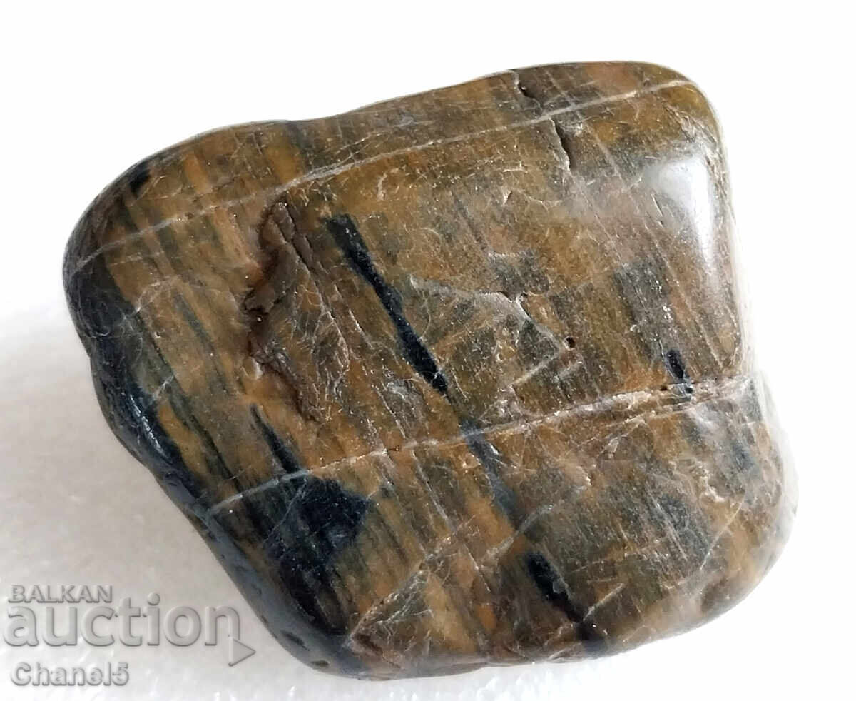 Auction NATURAL TIGER EYE - INDIA - 192.10 ct- (661) Auction NATURAL TIGER EYE - INDIA - 192.10 ct- (661)