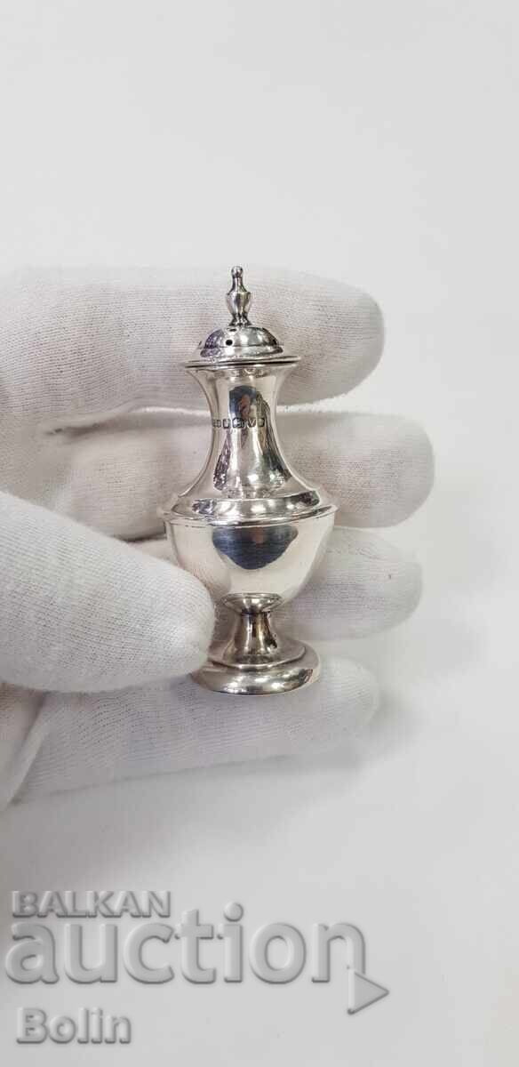 Silver Victorian Salt Shaker Αγγλία 925 π.Χ 19-20 αιώνας