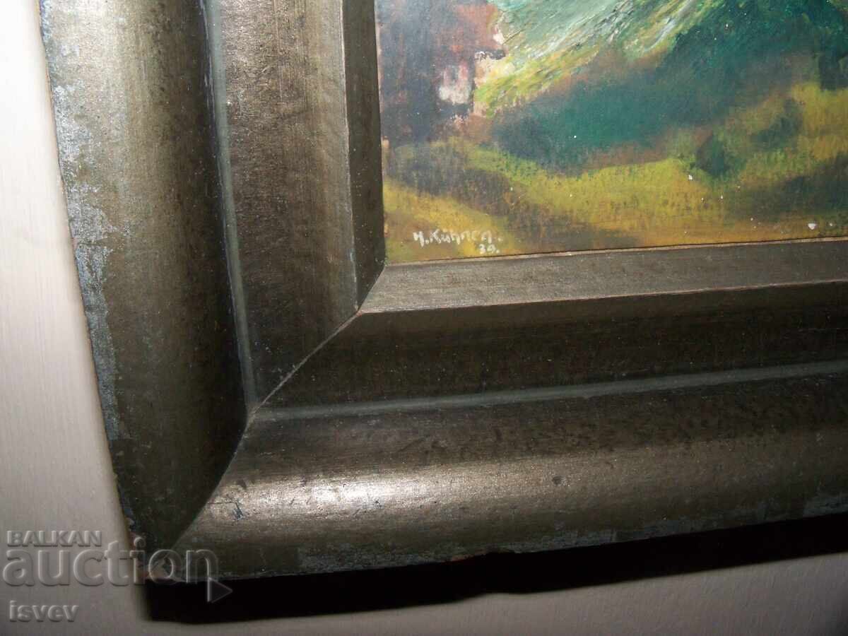 Παλιό μικρό τοπίο από τις Άλπεις, υπογραφή - Kuhnen 1939. - 6 Παλιό μικρό τοπίο από τις Άλπεις, υπογραφή - Kuhnen 1939. - 6