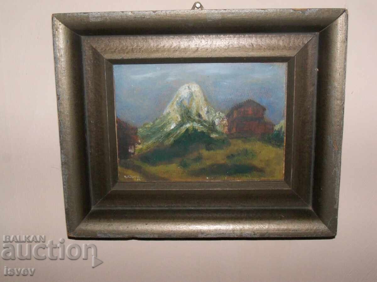 Παλιό μικρό τοπίο από τις Άλπεις, υπογραφή - Kuhnen 1939. - 7 Παλιό μικρό τοπίο από τις Άλπεις, υπογραφή - Kuhnen 1939. - 7