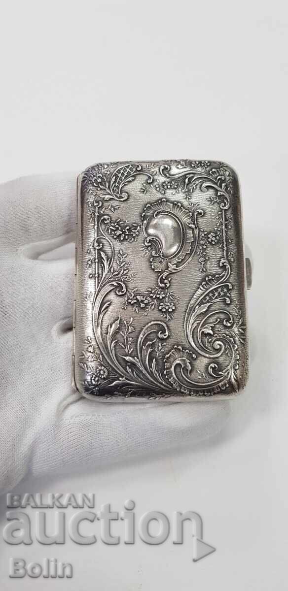Beautiful silver snuffbox, box Europe Neo-Rococo 19th century - 7 Beautiful silver snuffbox, box Europe Neo-Rococo 19th century - 7