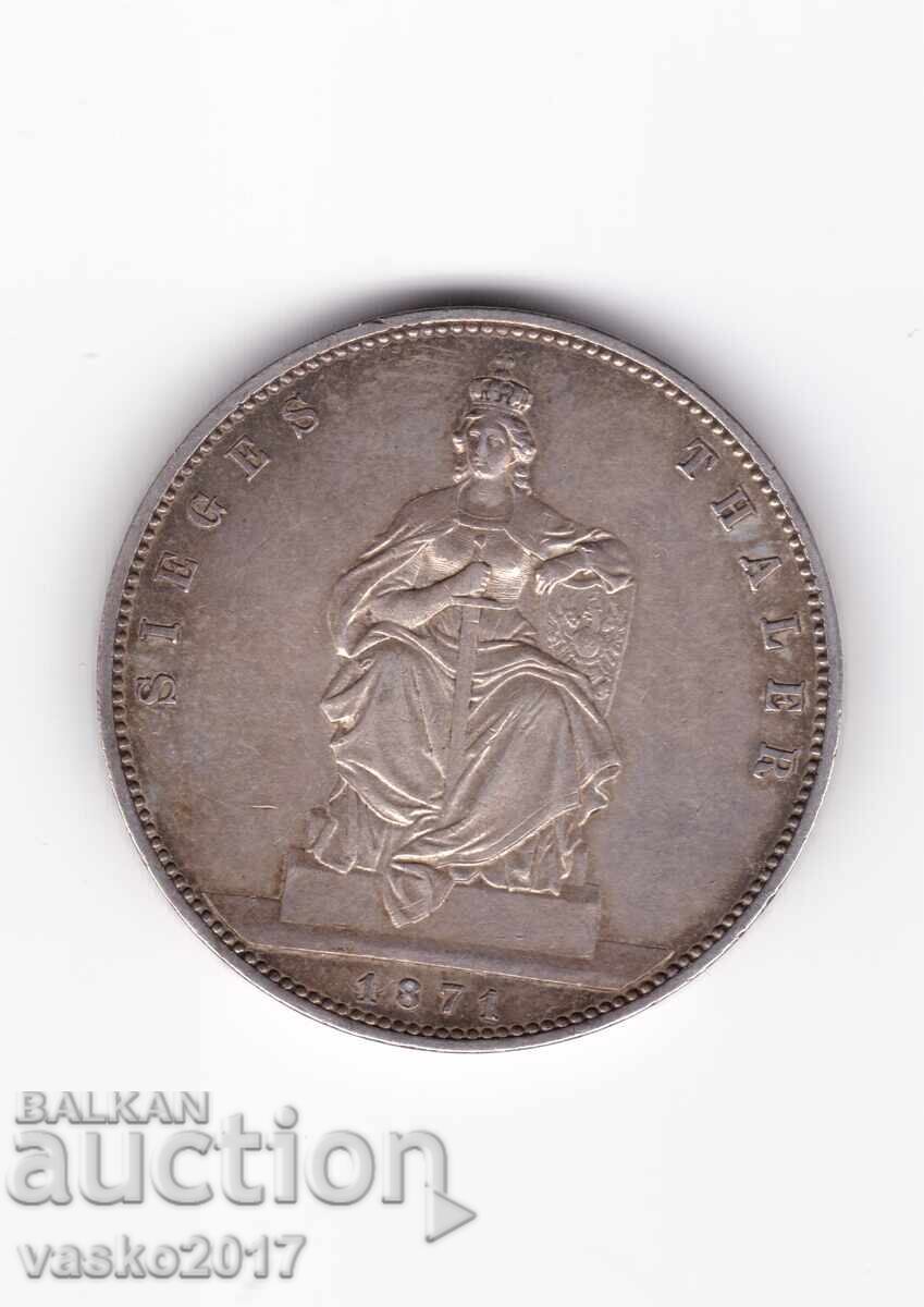 Thaler - Prussia 1871