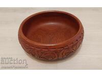 Woodcarving bowl for collectors 30cm