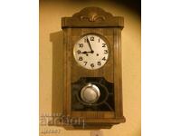 Old German wall clock DIVINA - WORKING!