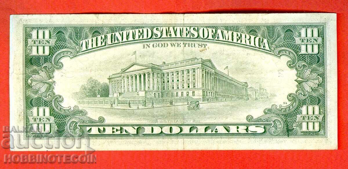 САЩ USA 10 $ - B - емисия issuе 1981 A с цена € 23.00 | 44.98 лв. САЩ USA 10 $ - B - емисия issuе 1981 A с цена € 23.00 | 44.98 лв.