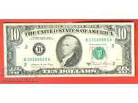 САЩ USA 10 $ - B - емисия issuе 1981 A