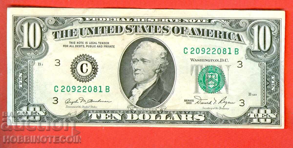 USA USA 10 $ - C - issue issue 1981 USA USA 10 $ - C - issue issue 1981