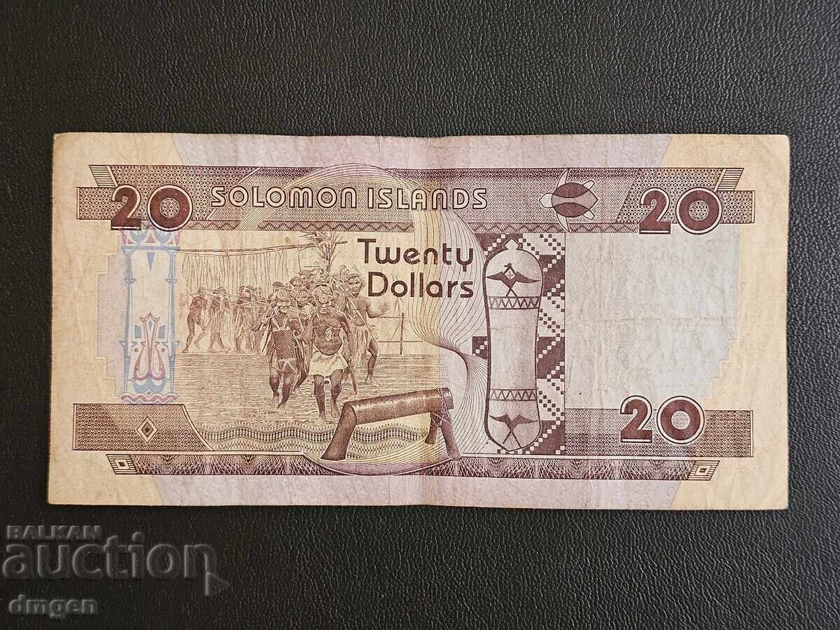 20 dollars Solomon Islands 1986 with price 10.00 BGN | € 5.11